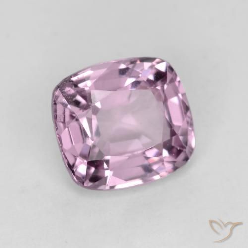 Spinelle Pourpre rosâtre très clair naturelle Coussin, 1.13 ct, VS