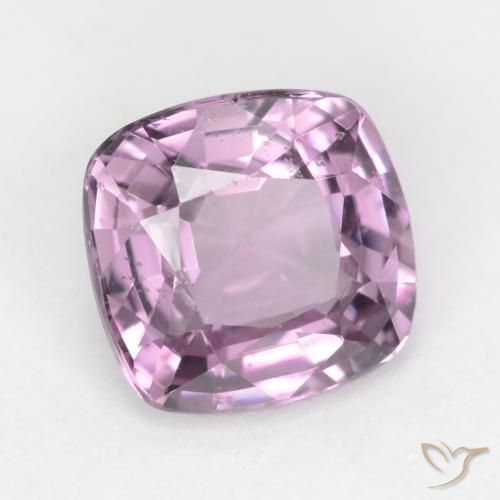 Spinelle Violet grisâtre léger naturelle Coussin, 1.28 ct, VS-SI