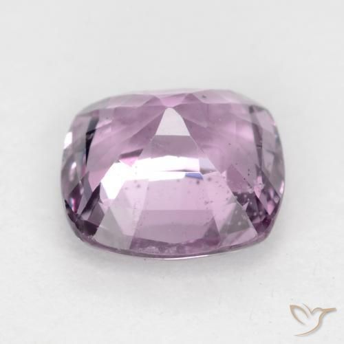 Spinelle Violet grisâtre léger naturelle Coussin, 1.28 ct, VS-SI