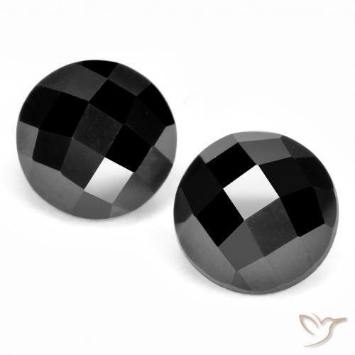 7.50ctw Naturel Noire Spinelle, Tour, Opaque
