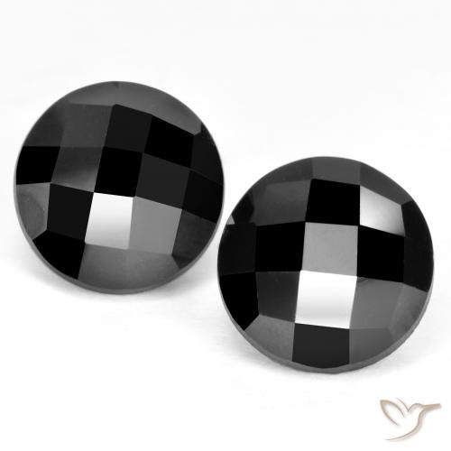 7.36ctw Naturel Noire Spinelle, Tour, Opaque