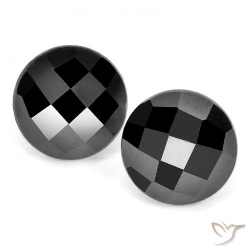 6.99ctw Naturel Noire Spinelle, Tour, Opaque
