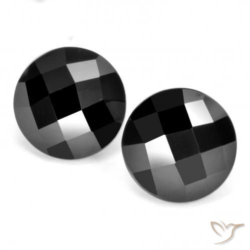 6.63ctw Naturel Noire Spinelle, Tour, Opaque