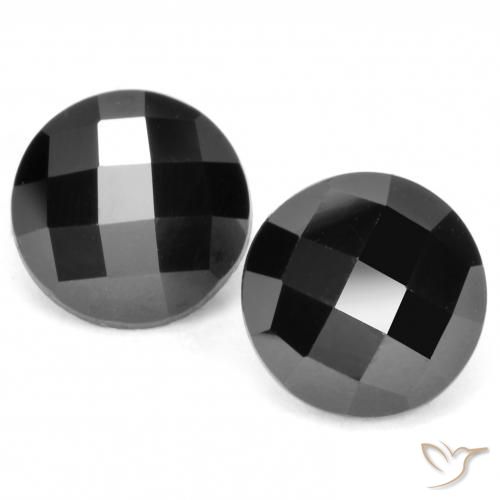7.02ctw Naturel Noire Spinelle, Tour, Opaque