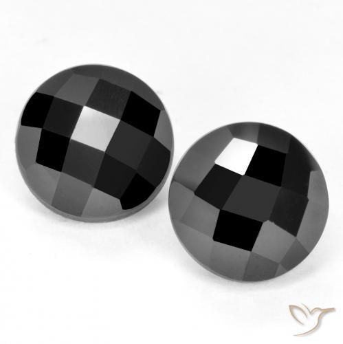 7.96ctw Naturel Noire Spinelle, Tour, Opaque