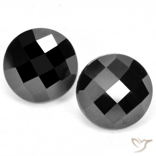 7.33ctw Naturel Noire Spinelle, Tour, Opaque