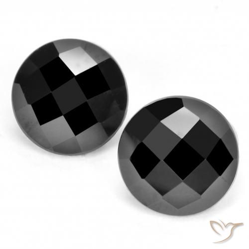 6.57ctw Naturel Noire Spinelle, Tour, Opaque