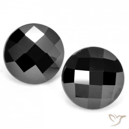 6.74ctw Naturel Noire Spinelle, Tour, Opaque