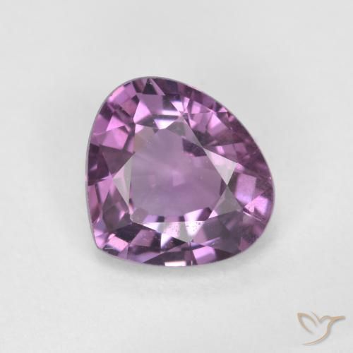 0.68ct Naturel Pourpre foncé Spinelle, En forme de poire, VS, Photo A