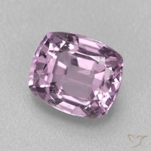 Spinelle Violet clair naturelle Coussin, 1.09 ct, VVS-VS
