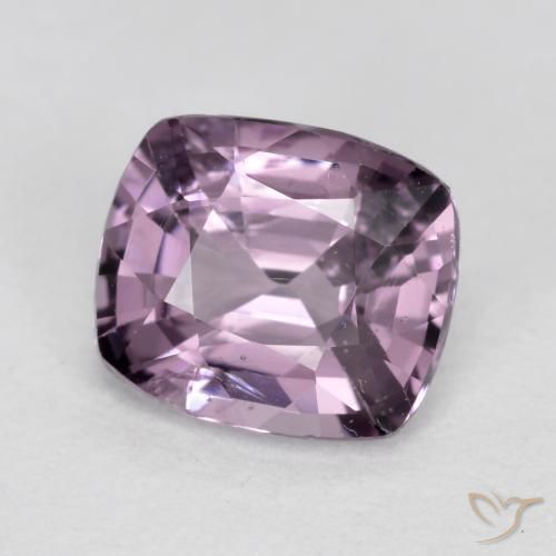 Spinelle Pourpre gris naturelle Coussin, 1.03 ct, VS