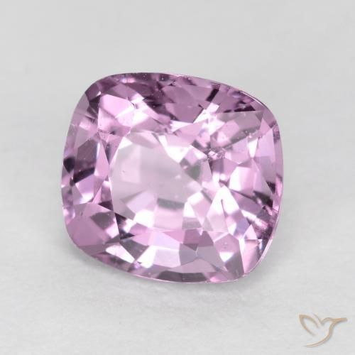 Spinelle Pourpre raisin naturelle Coussin, 1.26 ct, VS