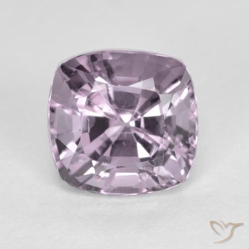 1.35ct Naturel Violet grisâtre Spinelle, Coussin, VS