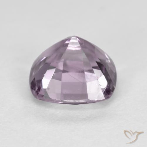 Spinelle Violet grisâtre naturelle Coussin, 1.35 ct, VS