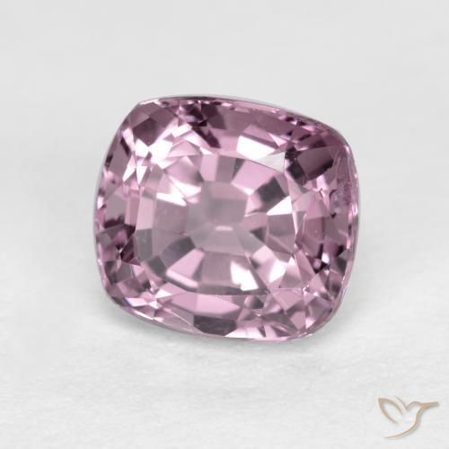 Spinelle Pourpre moyen naturelle Coussin, 1.08 ct, VS