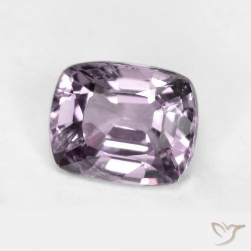 Spinelle Pourpre gris naturelle Coussin, 1.12 ct, VS
