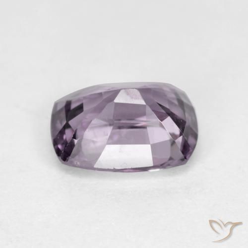 Spinelle Pourpre gris naturelle Coussin, 1.12 ct, VS