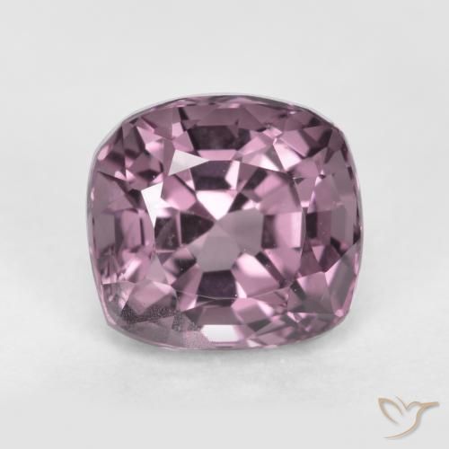 1.24ct Naturel Gris-pourpre Spinelle, Coussin, VS