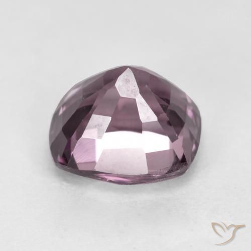 Spinelle Gris-pourpre naturelle Coussin, 1.24 ct, VS