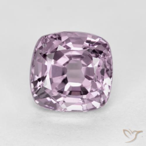 1.31ct Naturel Pourpre rosâtre léger Spinelle, Coussin, VS