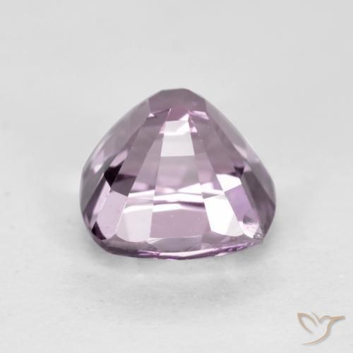 Spinelle Pourpre rosâtre léger naturelle Coussin, 1.31 ct, VS