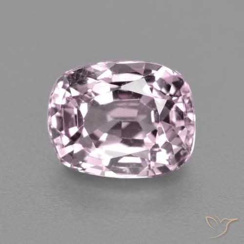 1.20ct Naturel Pourpre rosâtre très clair Spinelle, Coussin, VS, Photo A