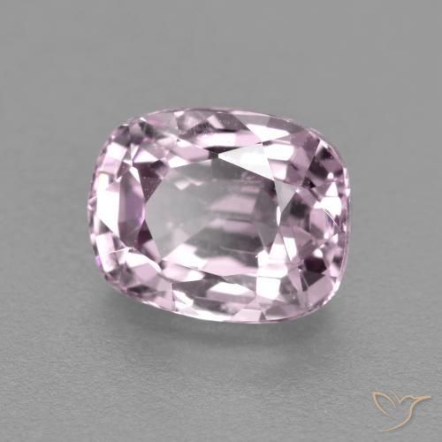 Spinelle Pourpre rosâtre très clair naturelle Coussin, 1.20 ct, VS