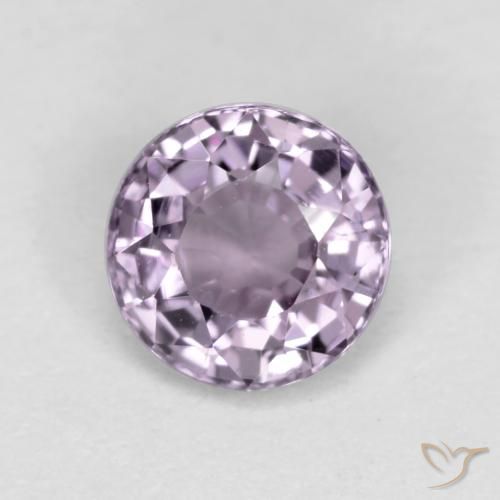 Spinelle violet naturelle coupe roude, 0,53 ct, VS