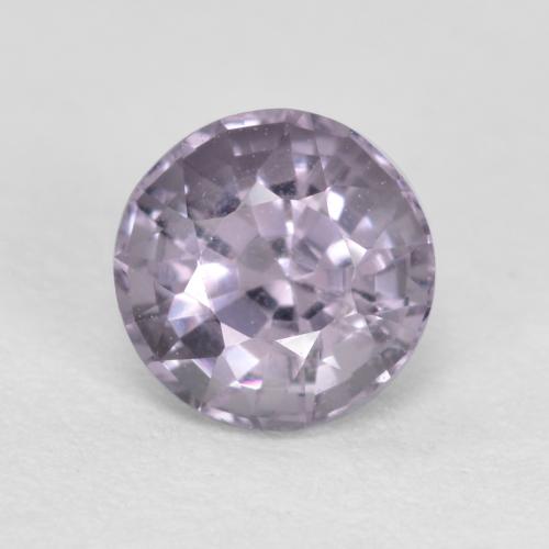 Spinelle gris naturelle coupe roude, 0,62 ct, VS