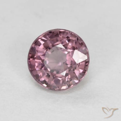 Spinelle Violet rougeâtre naturelle Coupe roude, 0.56 ct, VS