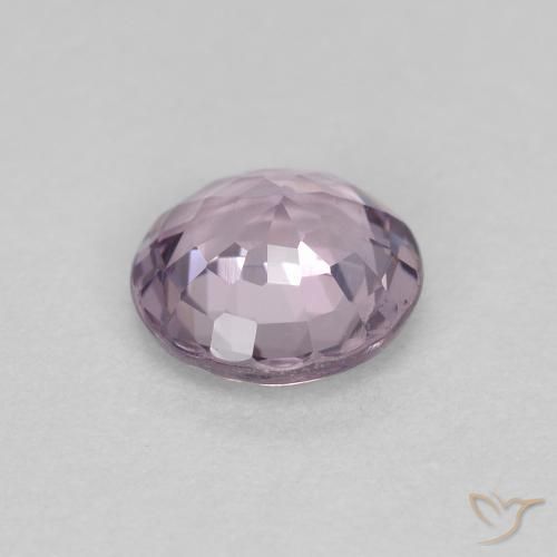 Spinelle Violet rose léger naturelle Coupe roude, 0.50 ct, VVS-VS