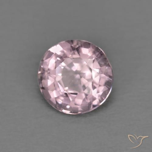 Spinelle pourpre naturelle coupe roude, 0,45 ct, VVS-VS