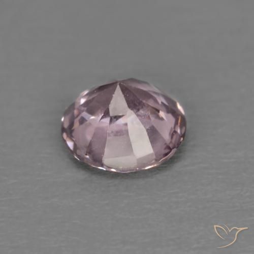 Spinelle pourpre naturelle coupe roude, 0,45 ct, VVS-VS