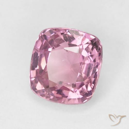 Spinelle rose naturelle coupe coussin, 1,54 ct, VS