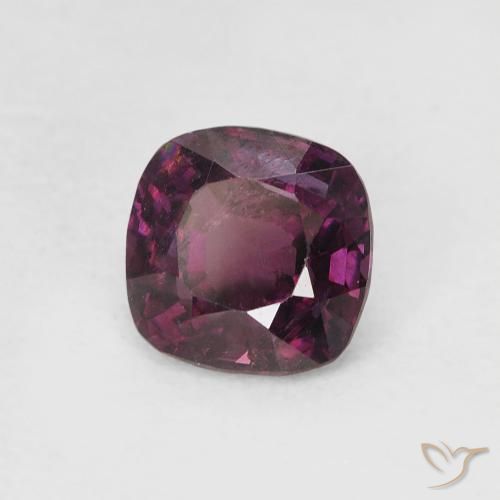Spinelle Violet foncé naturelle Coussin, 0.97 ct, VVS-VS