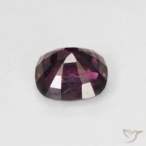 Spinelle Violet foncé naturelle Coussin, 0.97 ct, VVS-VS