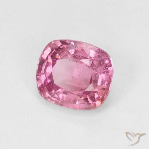 Spinelle rose naturelle coupe coussin, 1,47 ct, VS
