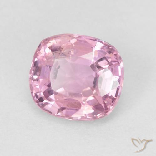 Spinelle rose naturelle coupe coussin, 0,63 ct, VVS-VS