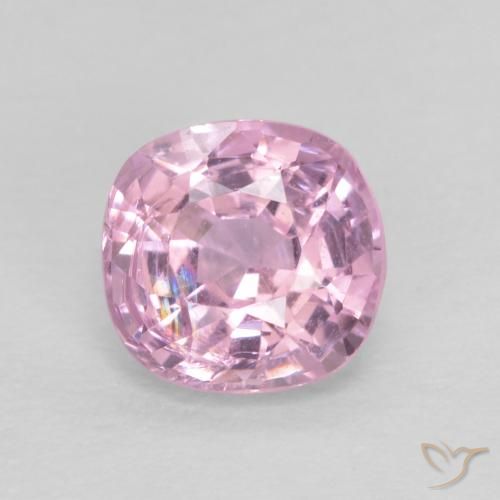 0.60ct Naturel Rose pourpre royal très clair Spinelle, Coussin, VVS