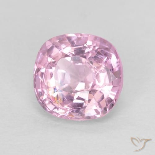 Spinelle Rose pourpre royal très clair naturelle Coussin, 0.60 ct, VVS