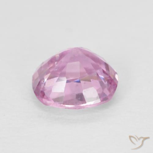 Spinelle Rose pourpre royal très clair naturelle Coussin, 0.60 ct, VVS
