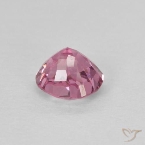 Spinelle rose naturelle coupe coussin, 0,41 ct, VS