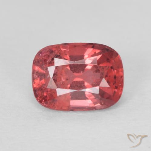 Spinelle rouge naturelle coupe coussin, 0,63 ct, VS