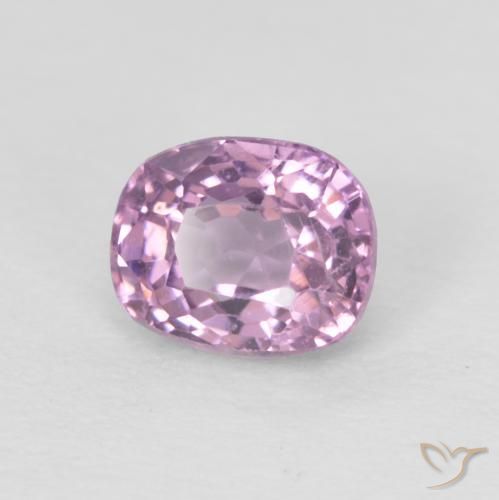 Spinelle Rose Pourpre naturelle Coussin, 0.56 ct, VS