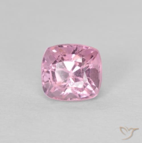 Spinelle Rose très clair naturelle Coussin, 0.40 ct, VVS-VS