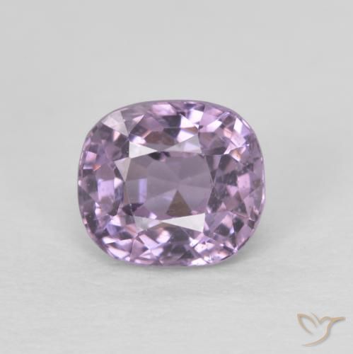 0.66ct Naturel Violet grisâtre léger Spinelle, Coussin, VS