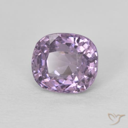 Spinelle Violet grisâtre léger naturelle Coussin, 0.66 ct, VS