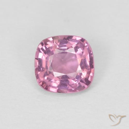 0.38ct Naturel Rose pourpre royal très clair Spinelle, Coussin, VS