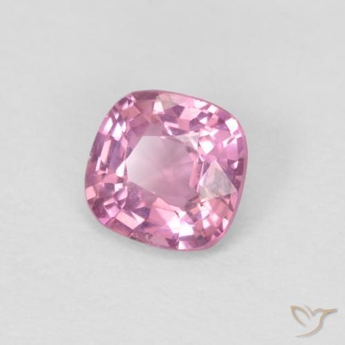 Spinelle Rose pourpre royal très clair naturelle Coussin, 0.38 ct, VS