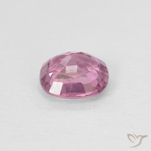 Spinelle Rose pourpre royal très clair naturelle Coussin, 0.38 ct, VS